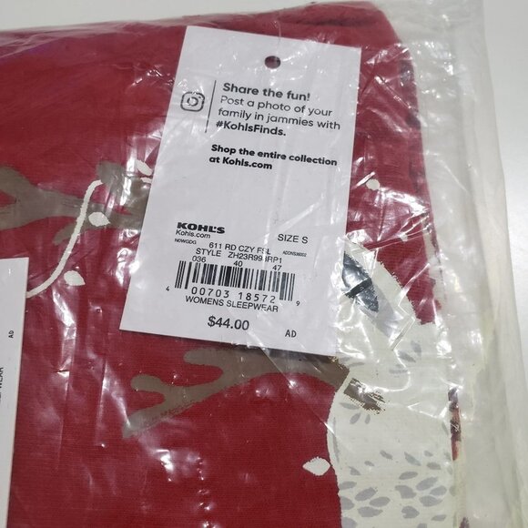 NWT Women's Jammies For Your Families Christmas Spirit Top & Pants Pajama Set - Picture 6 of 8